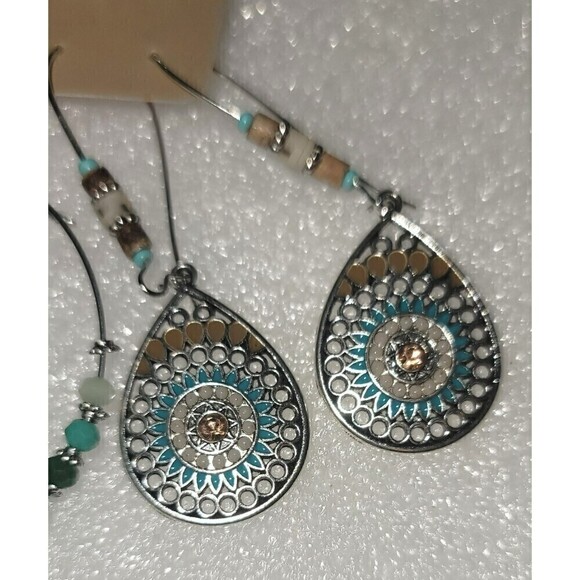 New 6 Pair of Coordinated Earrings - Picture 2 of 6